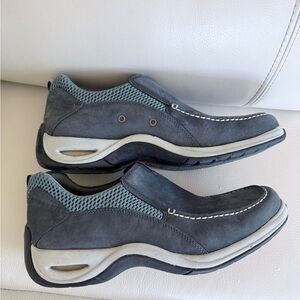 COLE HAAN Country N Ike Air Blue Suede Elastic Slip on Loafers  Men 8.5 M walk